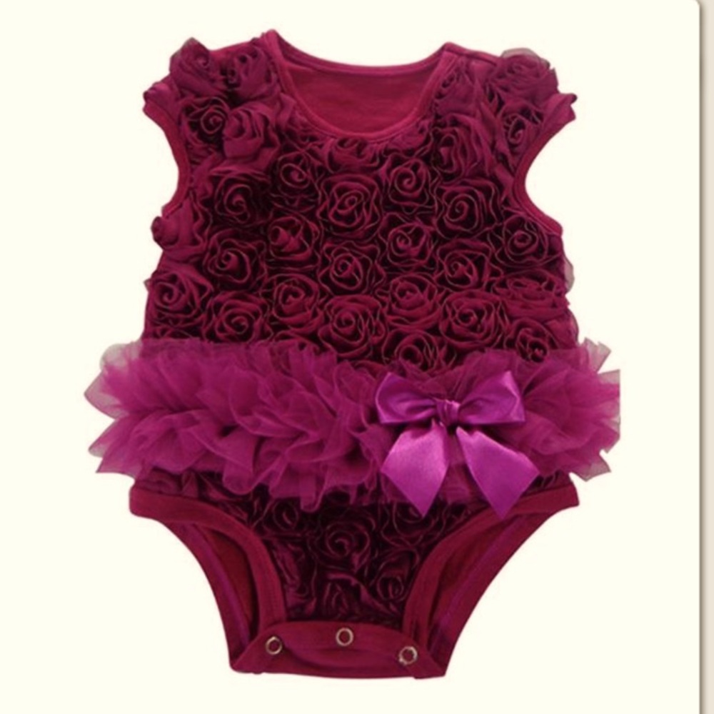 NWT Popatu Floral Onesie with Tutu